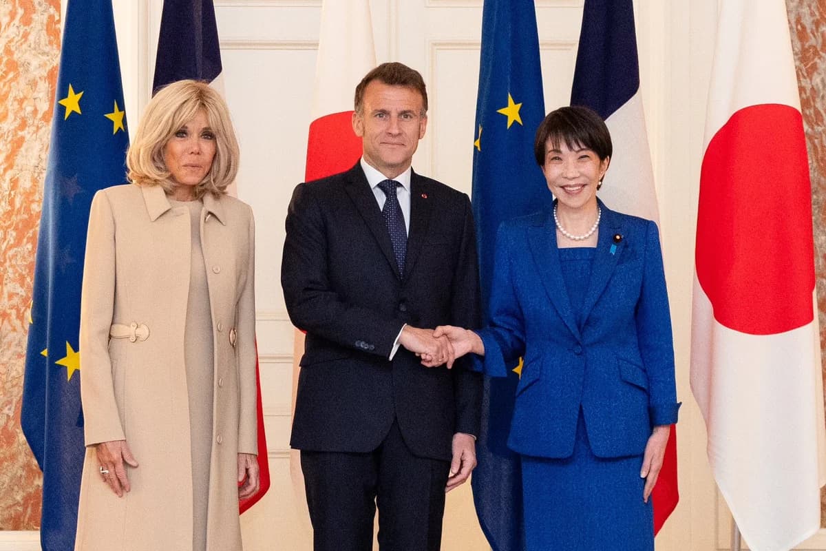 Emmanuel Macron Japonya’da Resmi Ziyarette