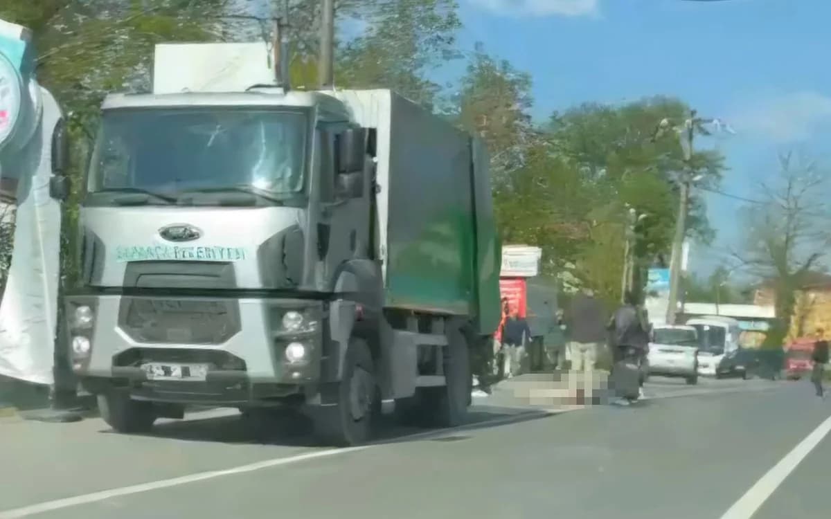 Sapanca’da Trajik Kaza: Çöp Kamyonu Altında Can Verdi