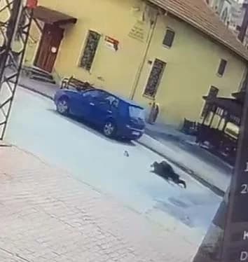 Konya’da Cami Yolu Üzerinde Otomobil Çarpması Sonucu Yaya Yaralandı