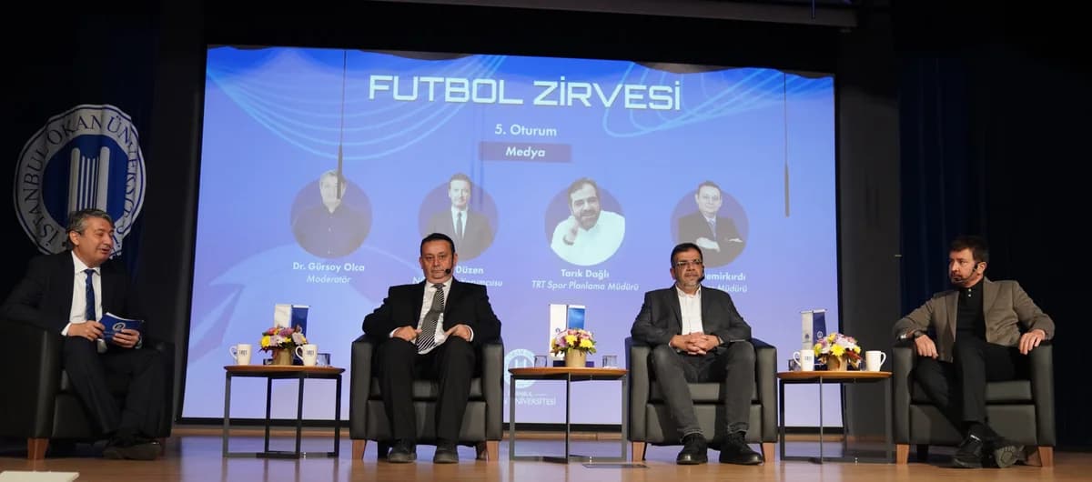Futbol Dünyasının Yıldızları Okan Üniversitesi’nde Buluştu: ‘Futbol Zirvesi’nde Kilit İsimler Sahnedeydi