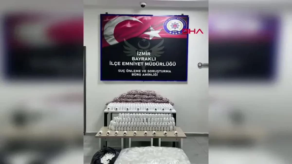 İzmir’de Uyuşturucu Operasyonu: 80 Bin 685 Sentetik Hap Ele Geçirildi