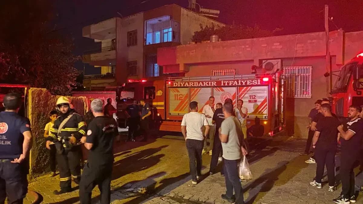 Diyarbakır’da Korkutan Apartman Yangını: Çok Sayıda Yaralı Var