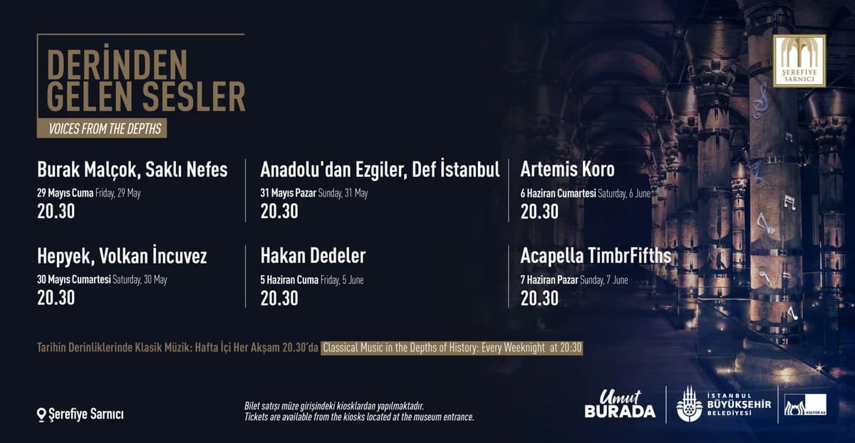 Tarihi Sarnıçta Sanatseverleri Beş Günlük Program Bekliyor