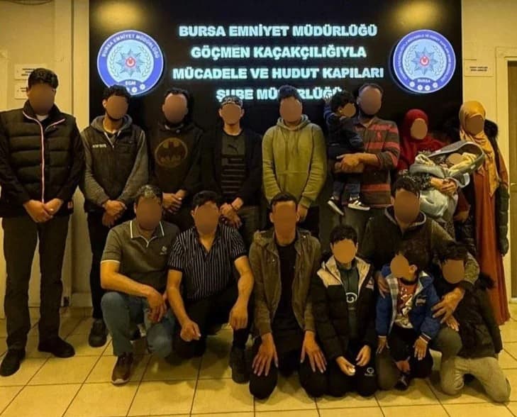 Bursa’da Göçmen Kaçakçılığına Büyük Darbe: 20 Bin TL’lik Yolculuk Sona Erdi