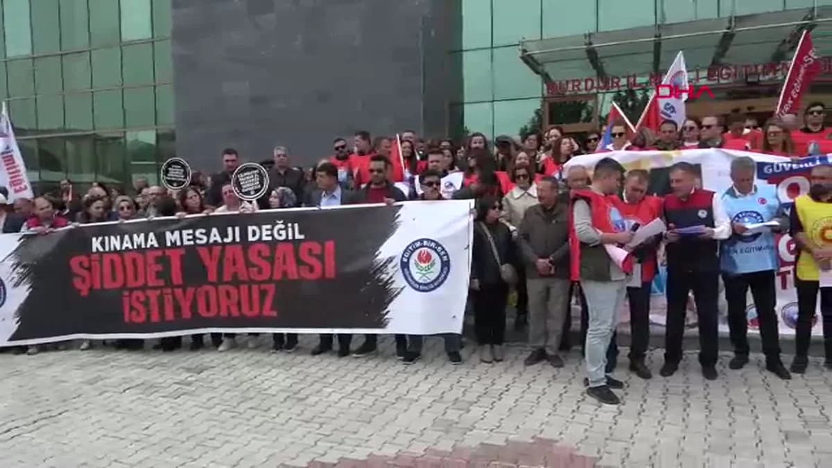Burdur’dan Şanlıurfa’daki Okul Saldırısına Sert Tepki