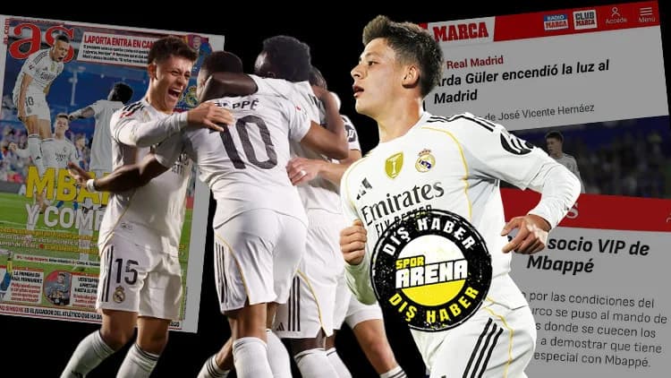 Arda Güler asistiyle Real Madrid Getafe’de güldü: İspanya manşetleri