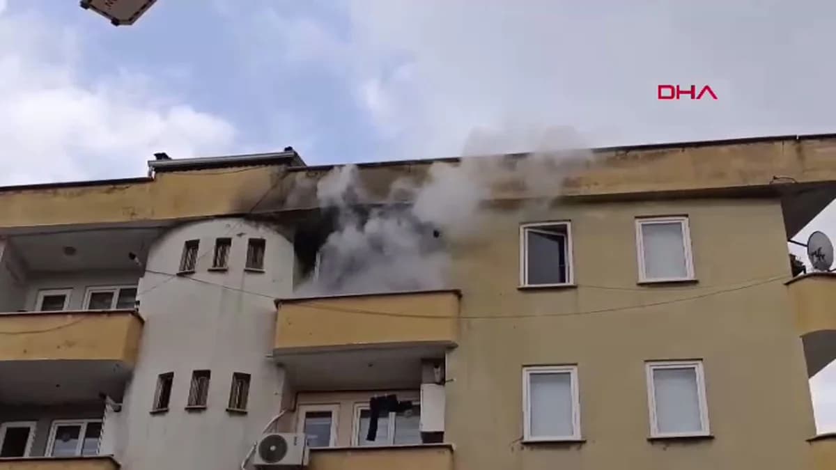 Bursa’da İftar Hazırlığında Yangın Paniği