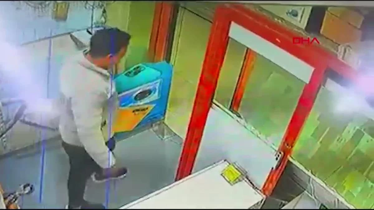 Şanlıurfa’da telefon hırsızlığı an be an kamerada