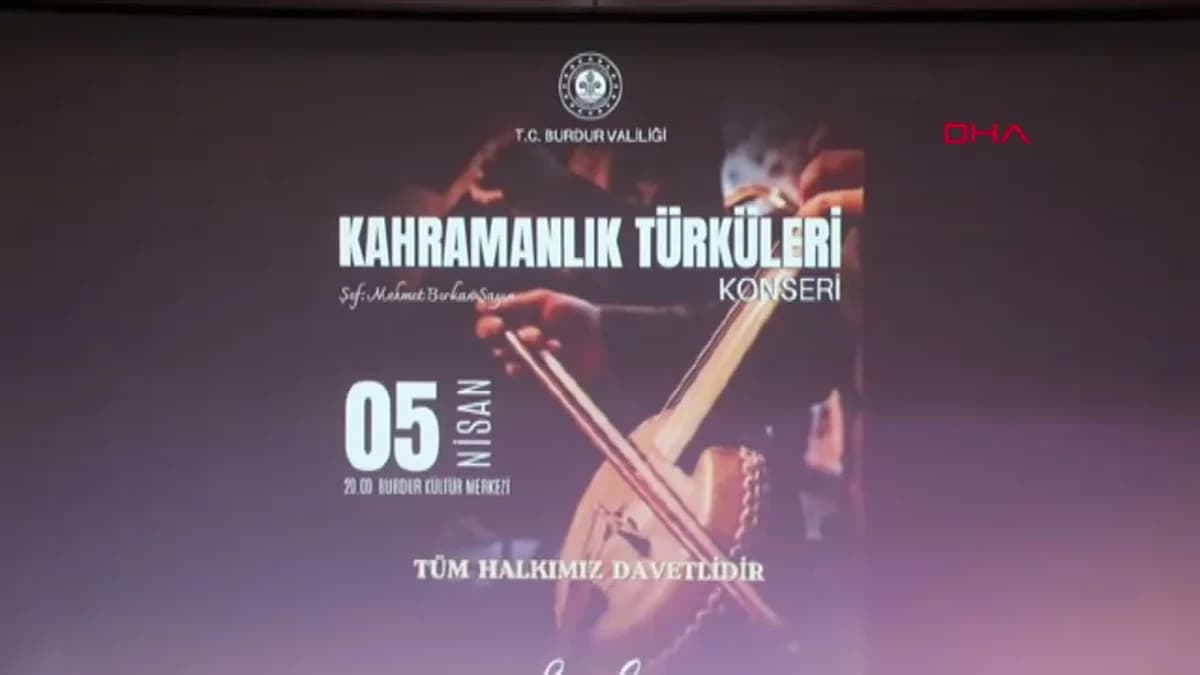 Burdur’da Kahramanlık Türküleri Coşkusu