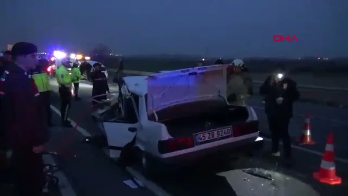 Manisa’da Zincirleme Kaza: 2 Ölü, 5 Yaralı