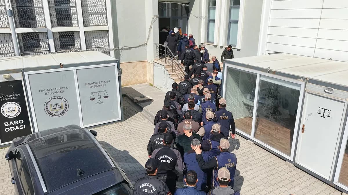 Malatya’da FETÖ’ye Yönelik Gözaltılar: 23 Kişi Yakalandı