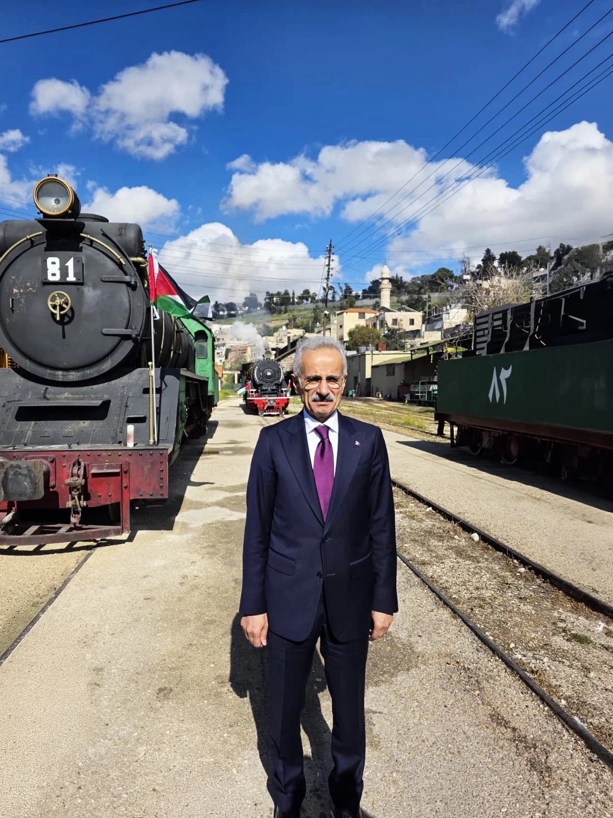 Bakan Uraloğlu, Ürdün’deki Hicaz Demiryolu İstasyonu ve Müzesi’ni Gezdi
