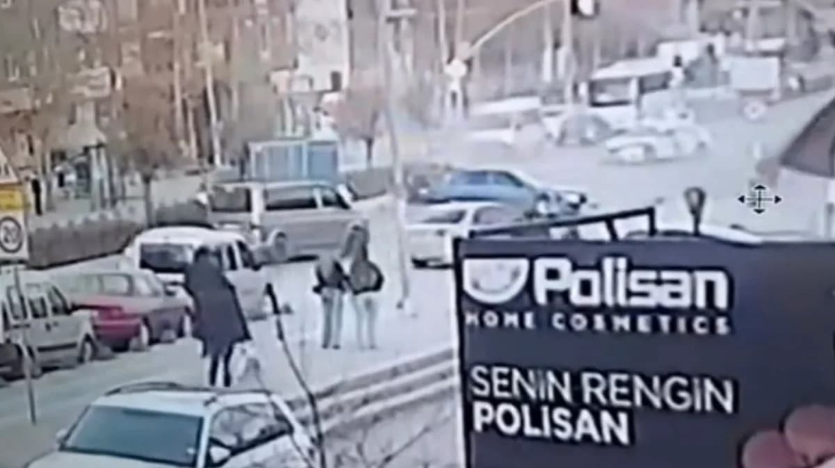 Sancaktepe’de Kaza Anı Güvenlik Kamerasında