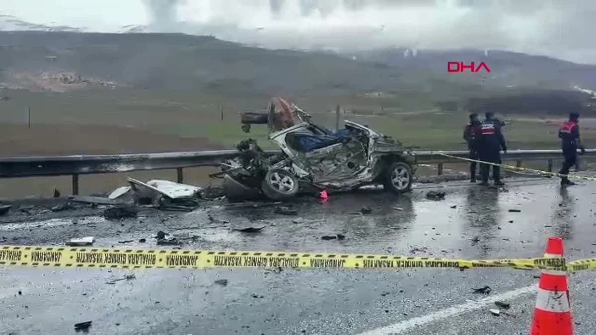 Malatya’da Korkunç Kaza: 3 Ölü, 1 Yaralı
