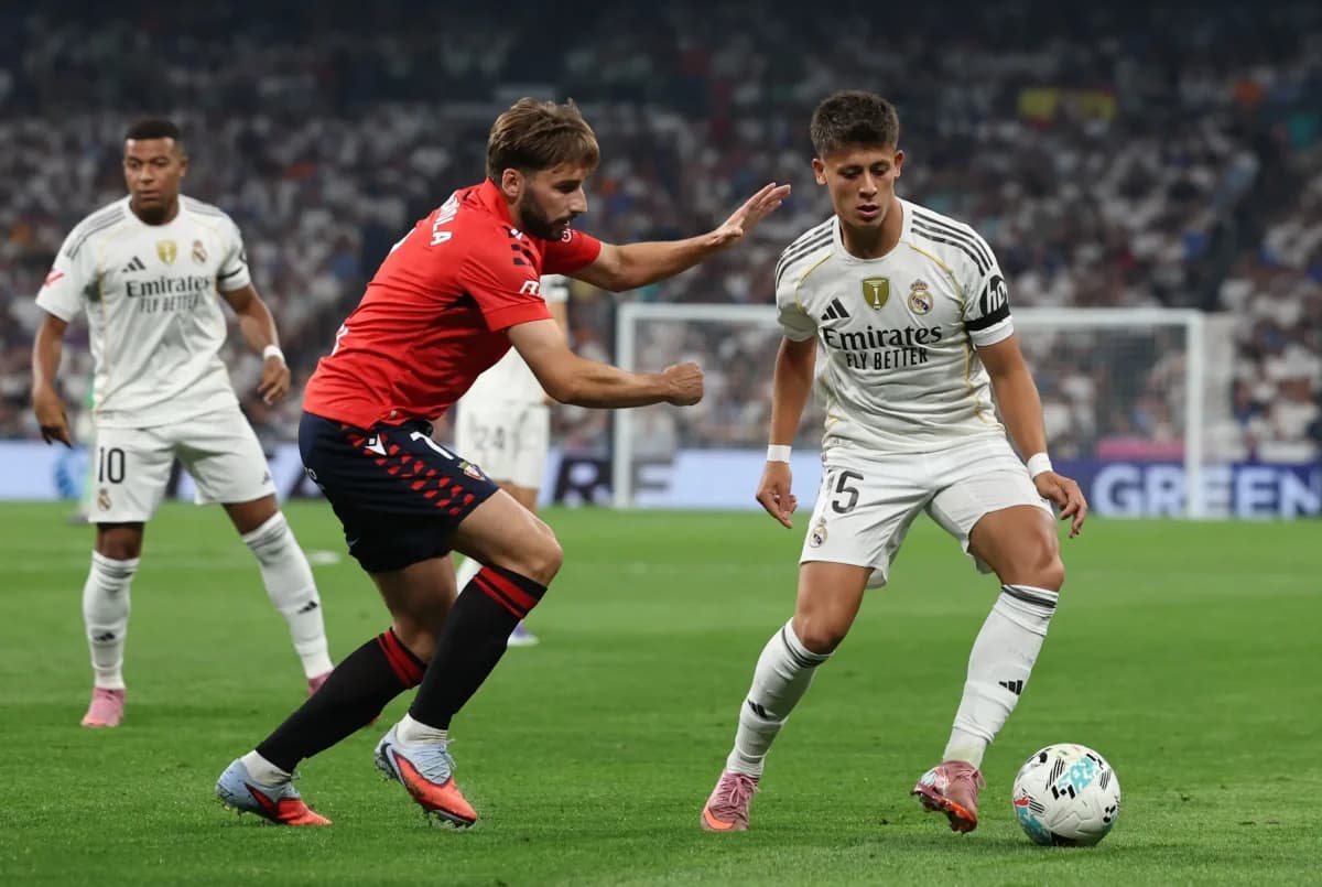 Arda Güler Sahada, Real Madrid Osasuna’yı Deplasmanda Yendi