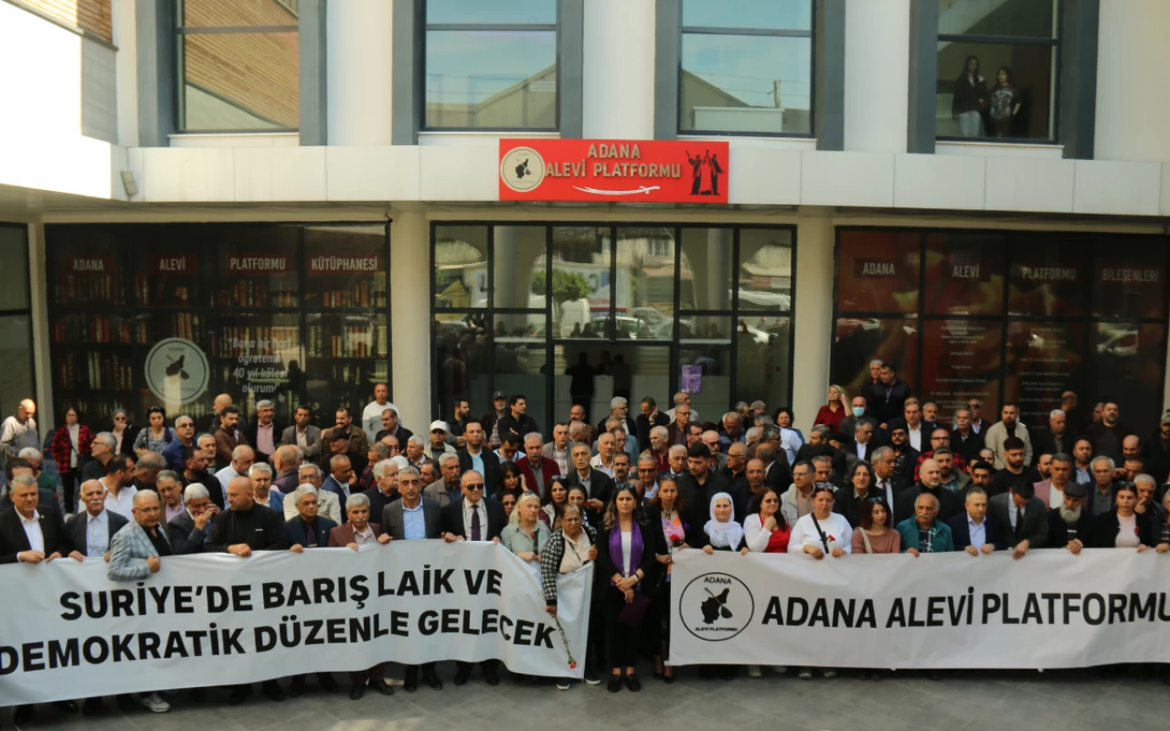 Adana ve Hatay’da Alevi Örgütleri Suriye’deki Saldırılara Karşı Ayakta!