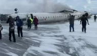 Toronto’da Korkutan Uçak Kazası! Delta Havayolları Uçağı Takla Attı