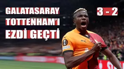 Galatasaray Rams Park'ta şov yaptı: Tottenham'ı 3 golle devirdi