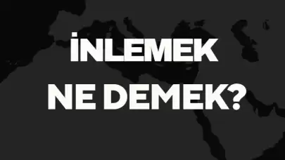 İnlemek Ne Demek TDK? Anlamı ve Örnek Kullanım Alanları