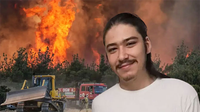 Yangında hayatını kaybeden gencin annesine yazdığı son mesaj