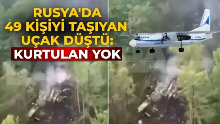 Rusya’da düşen yolcu uçağında 49 kişiden kurtulan olmadı